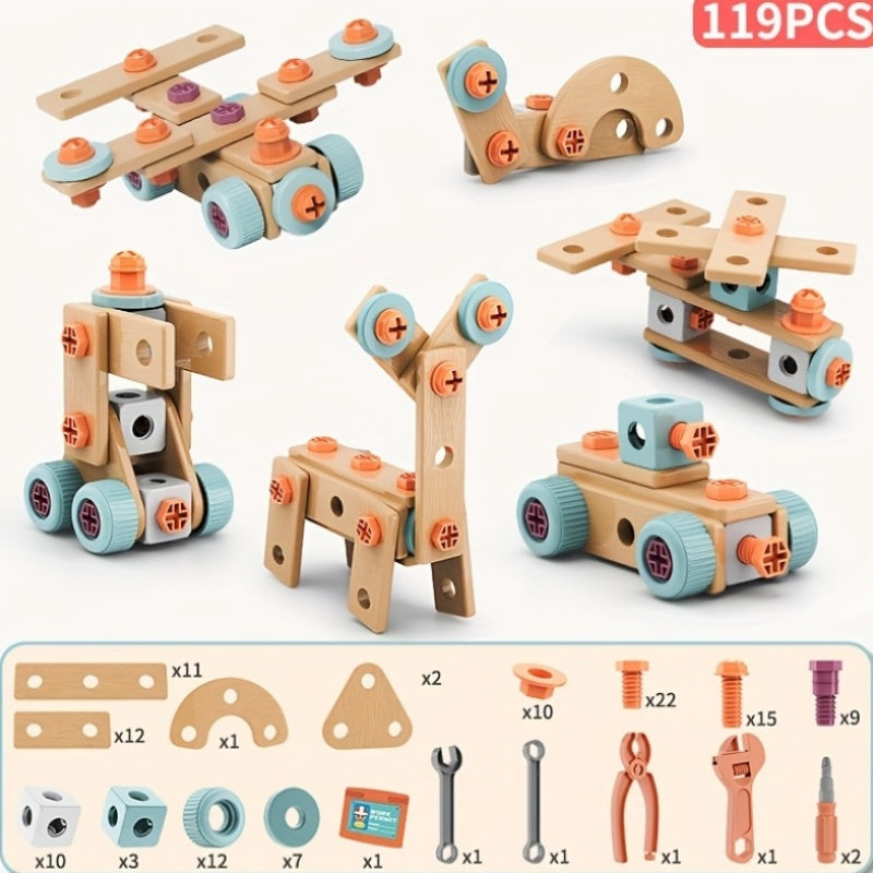 119pc ABS Screw Block Kit