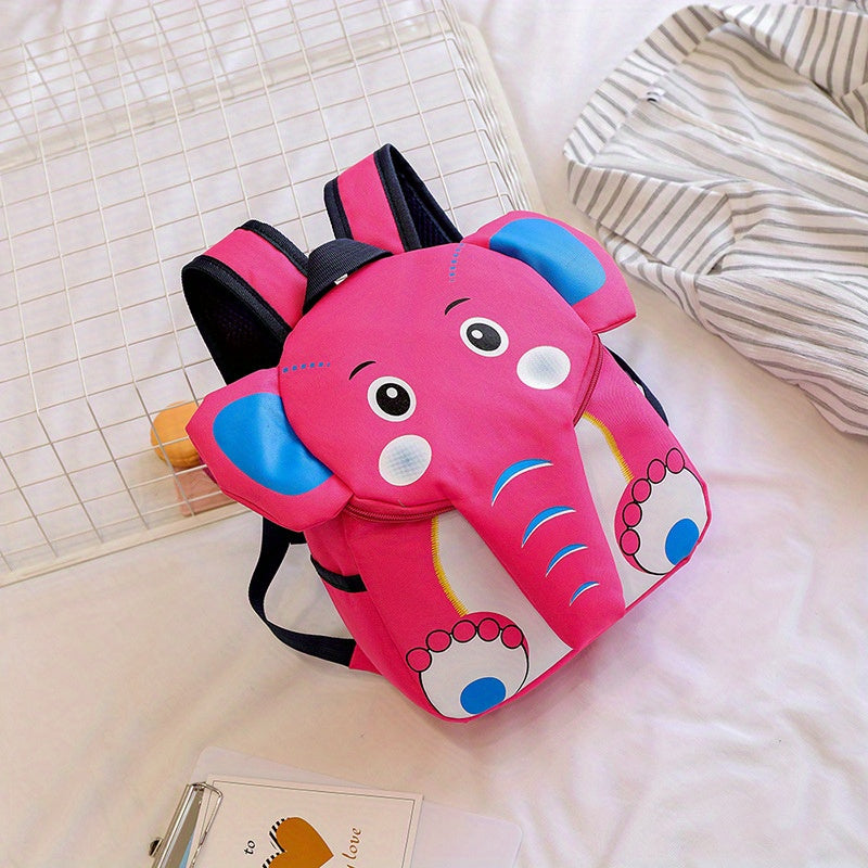 Elephant Shape Kid's School Bag with Adjustable Straps