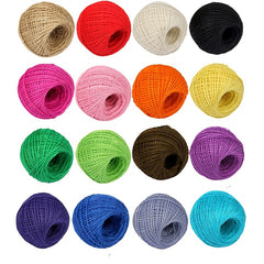 82ft Natural Jute String for Crafts DIY Picture Display Festive Twine