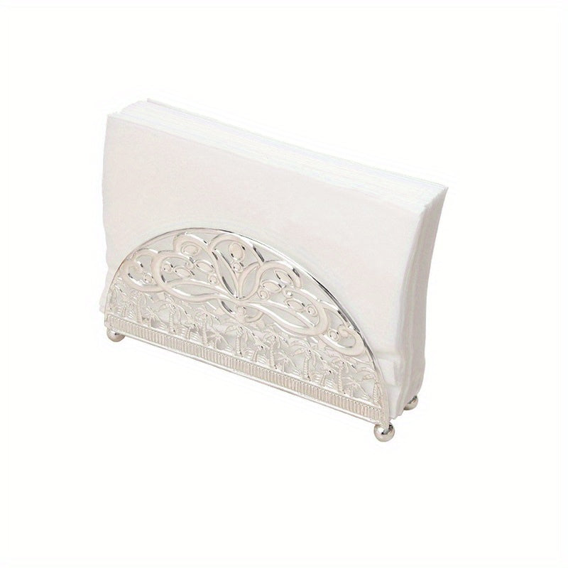 Iron Napkin Holder Classic Arc Series Paper Towel Clip Metal Vertical