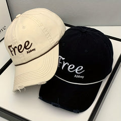Letter Embroidery Baseball Cap Men's Summer Baseball Cap