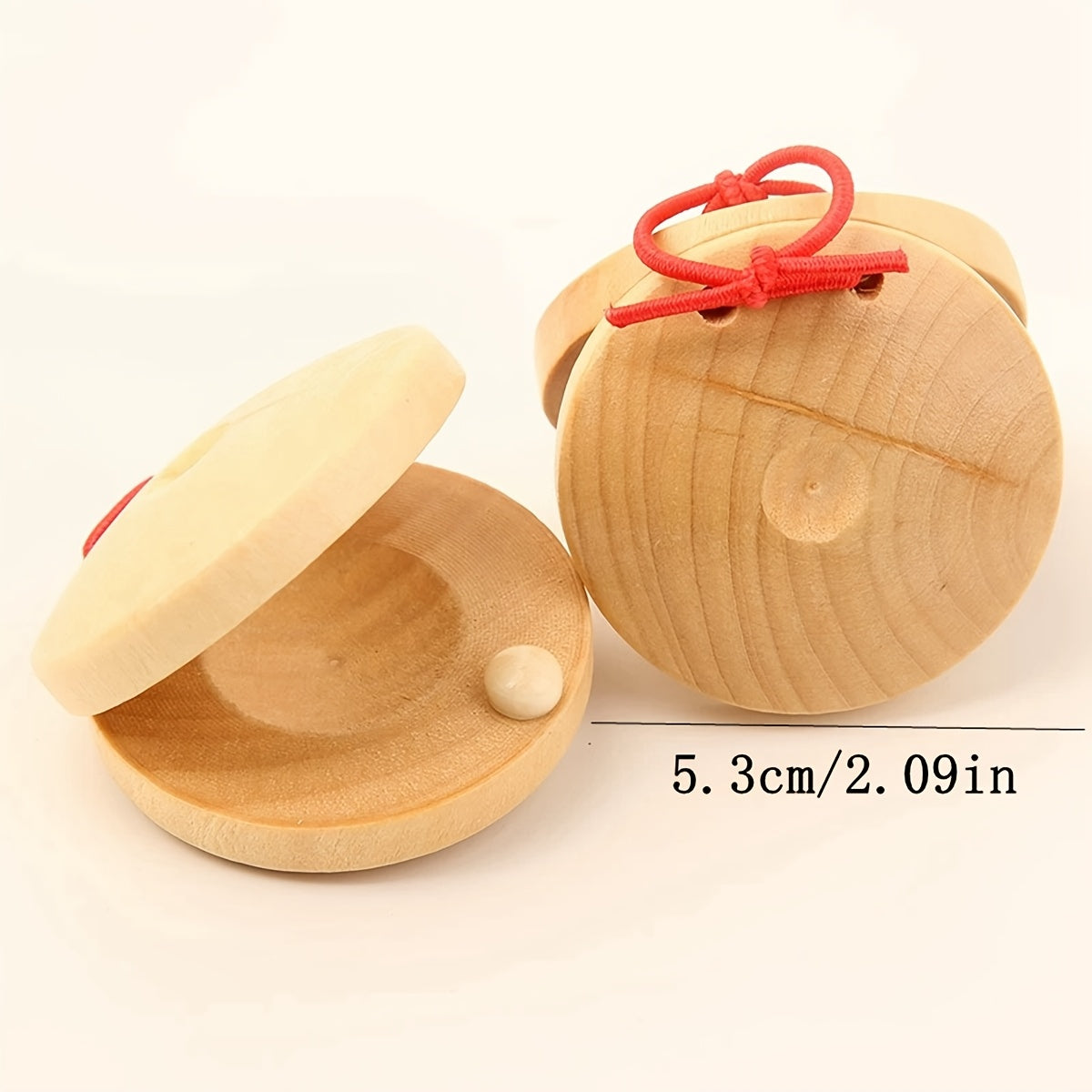 3pc Wooden Percussion Set Handheld Sound Board 'Da Da Da' Toy