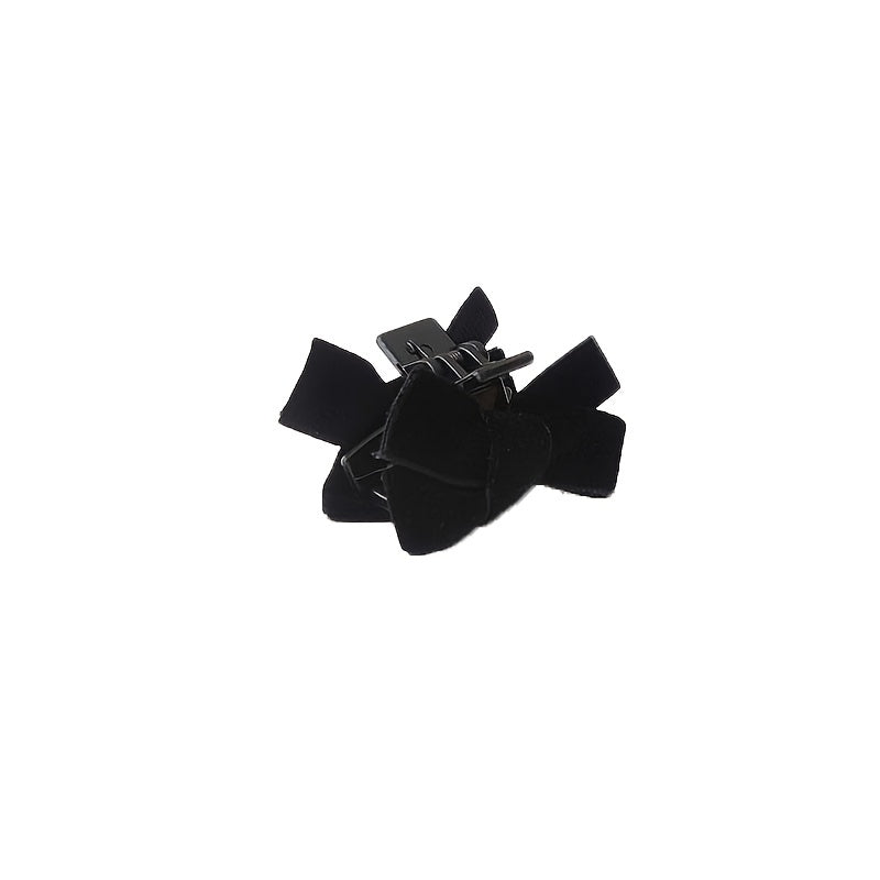 Velvet Bow Hairpin Hair Accessories Women's Solid Hairpin