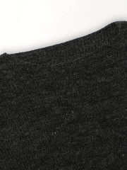 Off Shoulder Solid Sweater Long Sleeve Medium Stretch