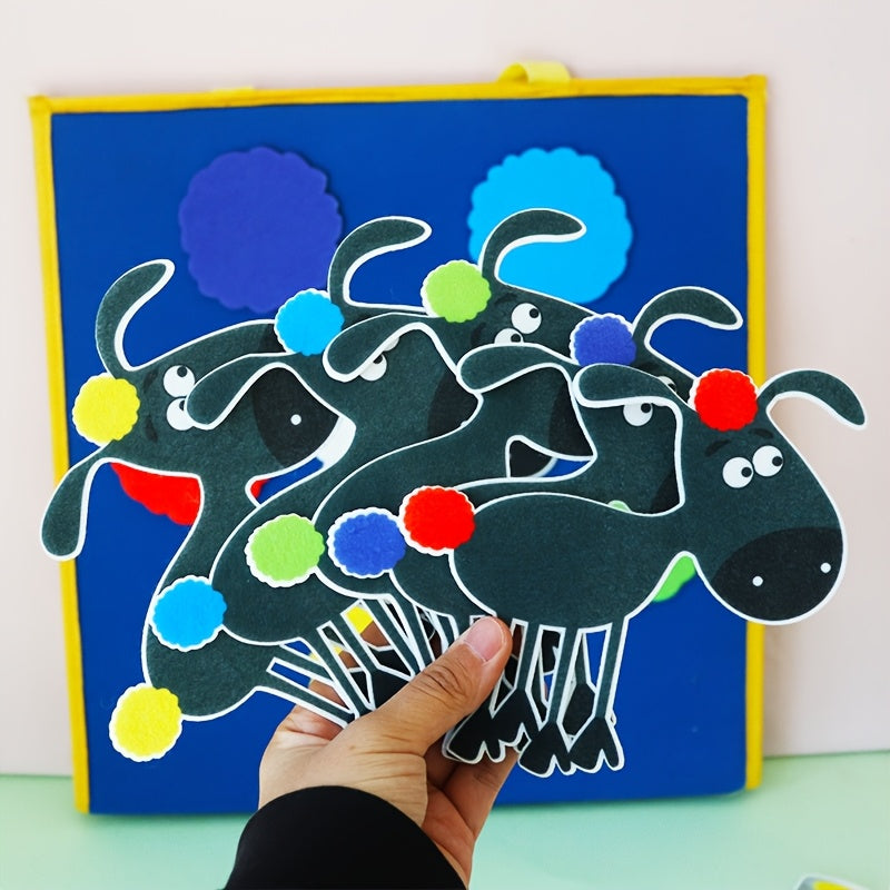 HOOJOJO Sheep Felt Storytelling Apron for Interactive Storytelling