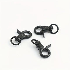 10Pcs 8mm Metal Buckle Lobster Clasps Swivel Trigger Clip Snap Hooks