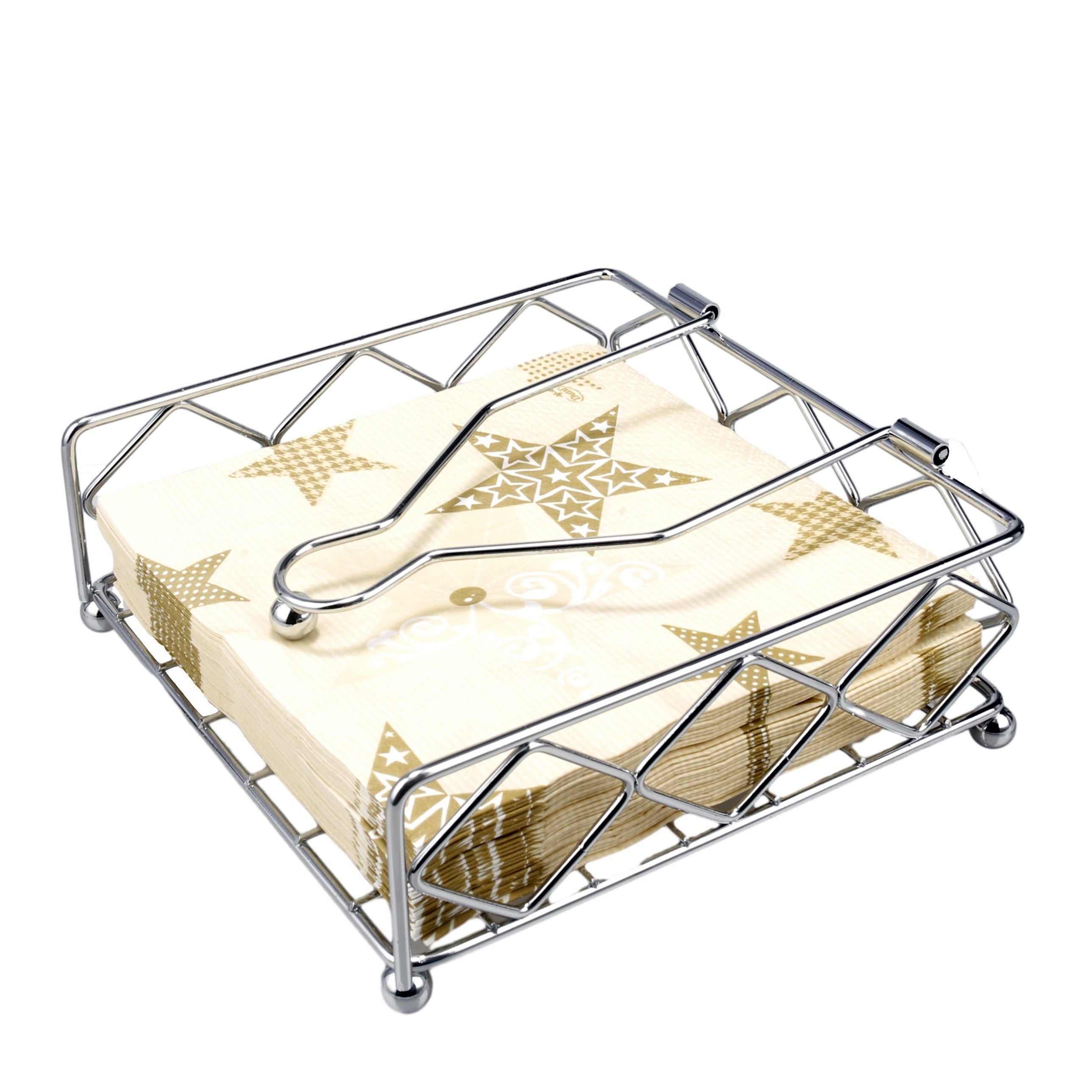 Modern Napkin Holder Metal Paper Napkin Organizer For Kitchen