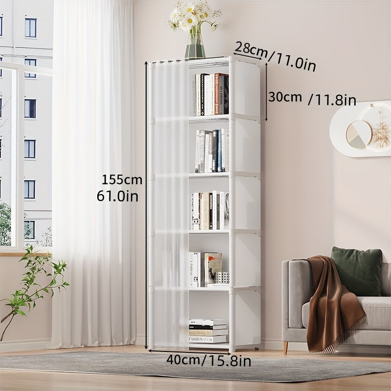 Corner Bookshelf for Small Space Bedroom
