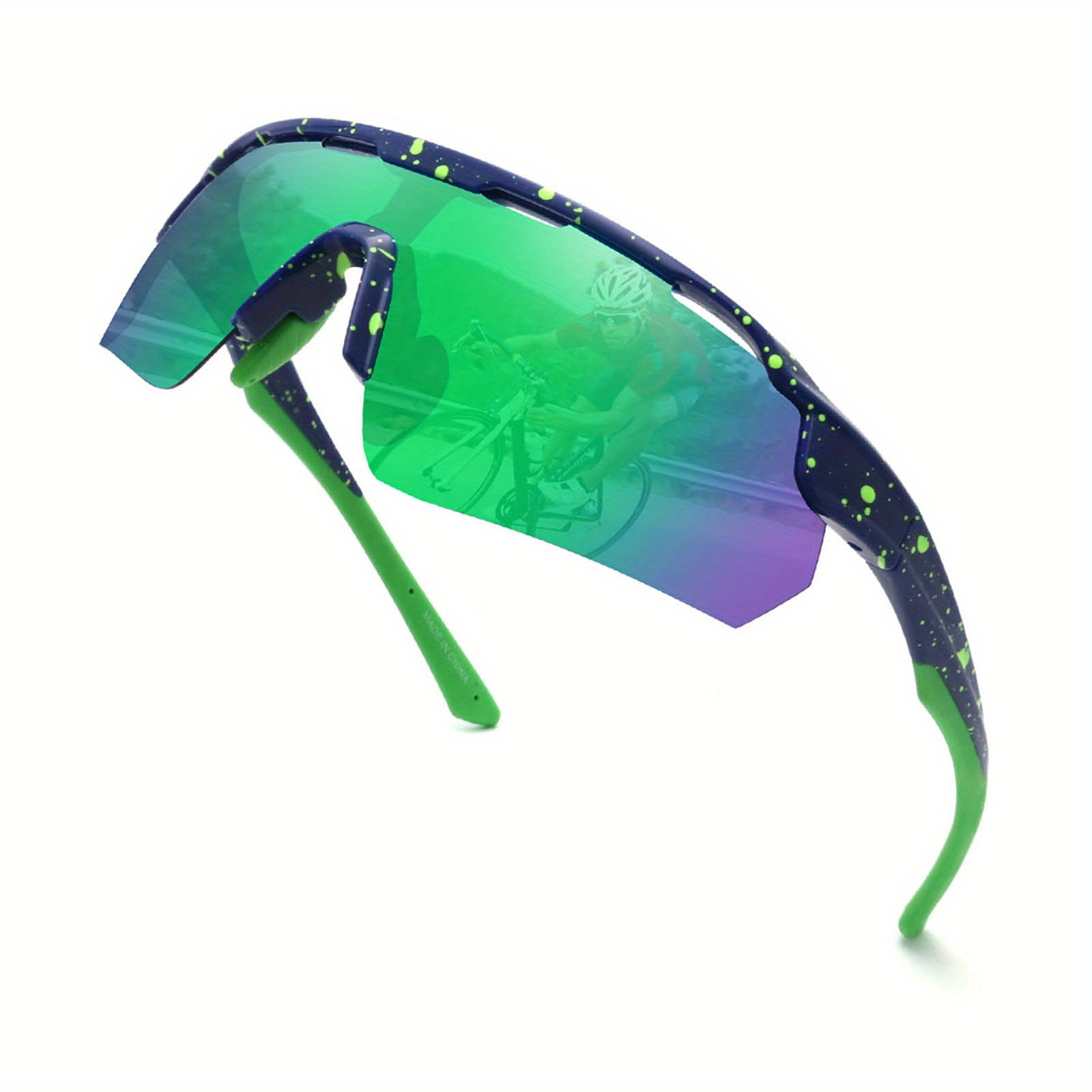 Men's Sports Sunglasses Outdoor Riding Polarized Anti UV Glasses