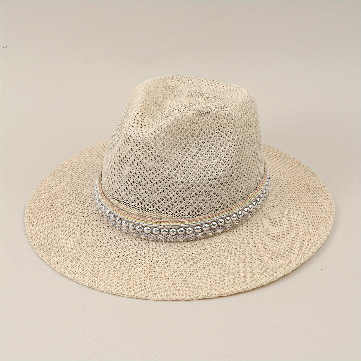 Men's Straw Sun Hat Large Brim Sunscreen Fishing Travel Beach Hat