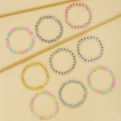 9pcs Girls Luminous Beads Bracelet Set Kids Accessories
