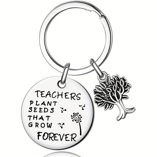 Teacher Keychain Thank You For Teacher Key Rings