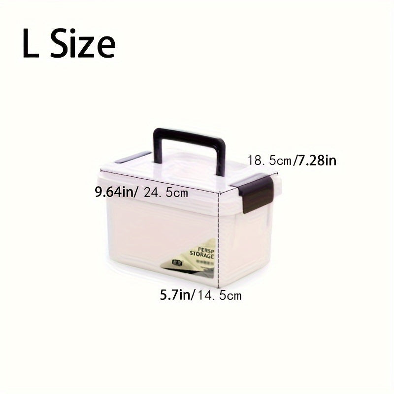 Portable First Aid Box Medicine Pill Organizer Storage Box Two Sizes