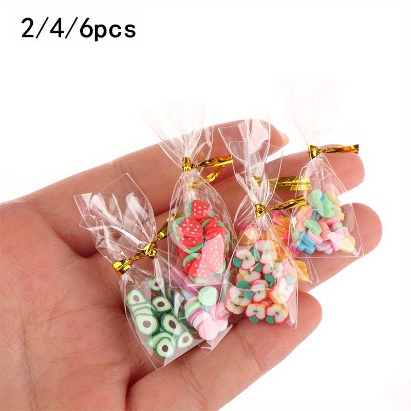 Dollhouse Mini Candy Snack Set Decor Accessories Scene Model Micro Props Gift