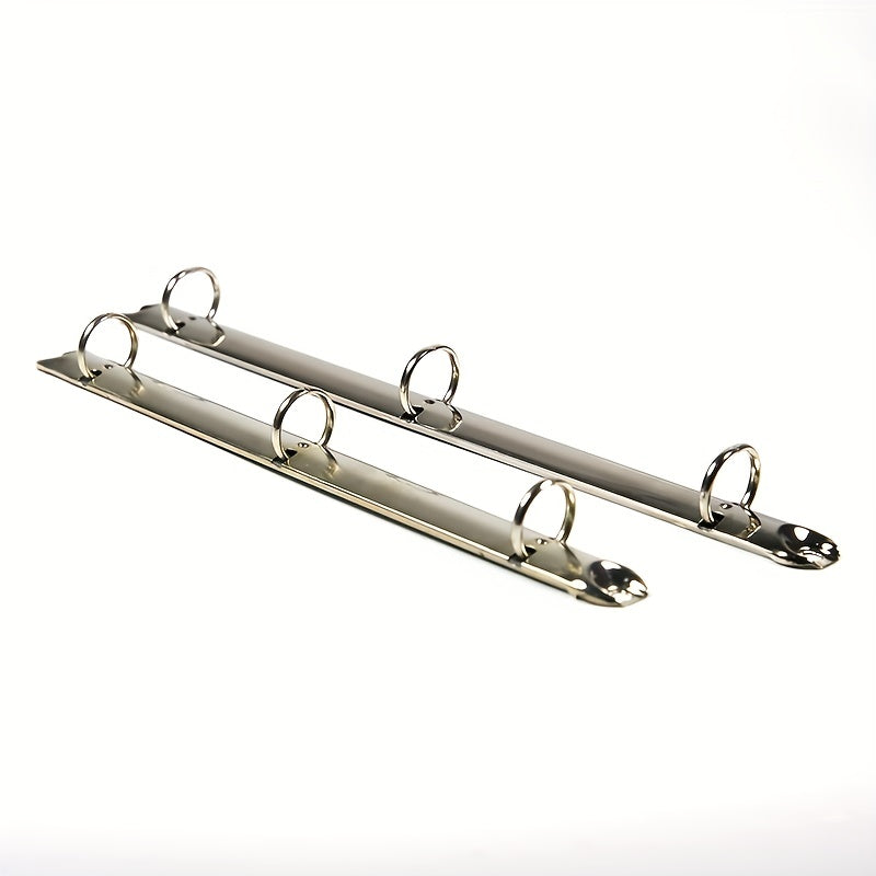 Metal Ring Binder Clips Silver 3 Detachable Buckle Loose leaf Binding