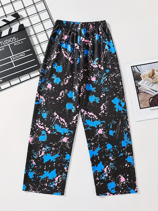 Kid's Reflective Paint Splash PJ Bottoms