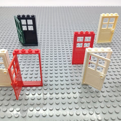 Building Block Door Accessories Kit for Urban Architecture Set