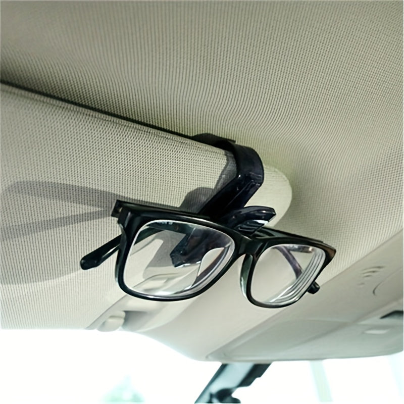 2pcs Car Sun Visor Sunglasses Holder Pen Case Box