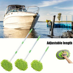 Car Wash Brush Sponge with Long Handle for Outdoor Cleaning Kit