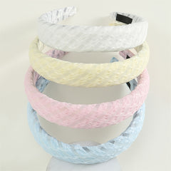 4pcs Wide Headband for Girls Kids Sweet Plain Head Decoration