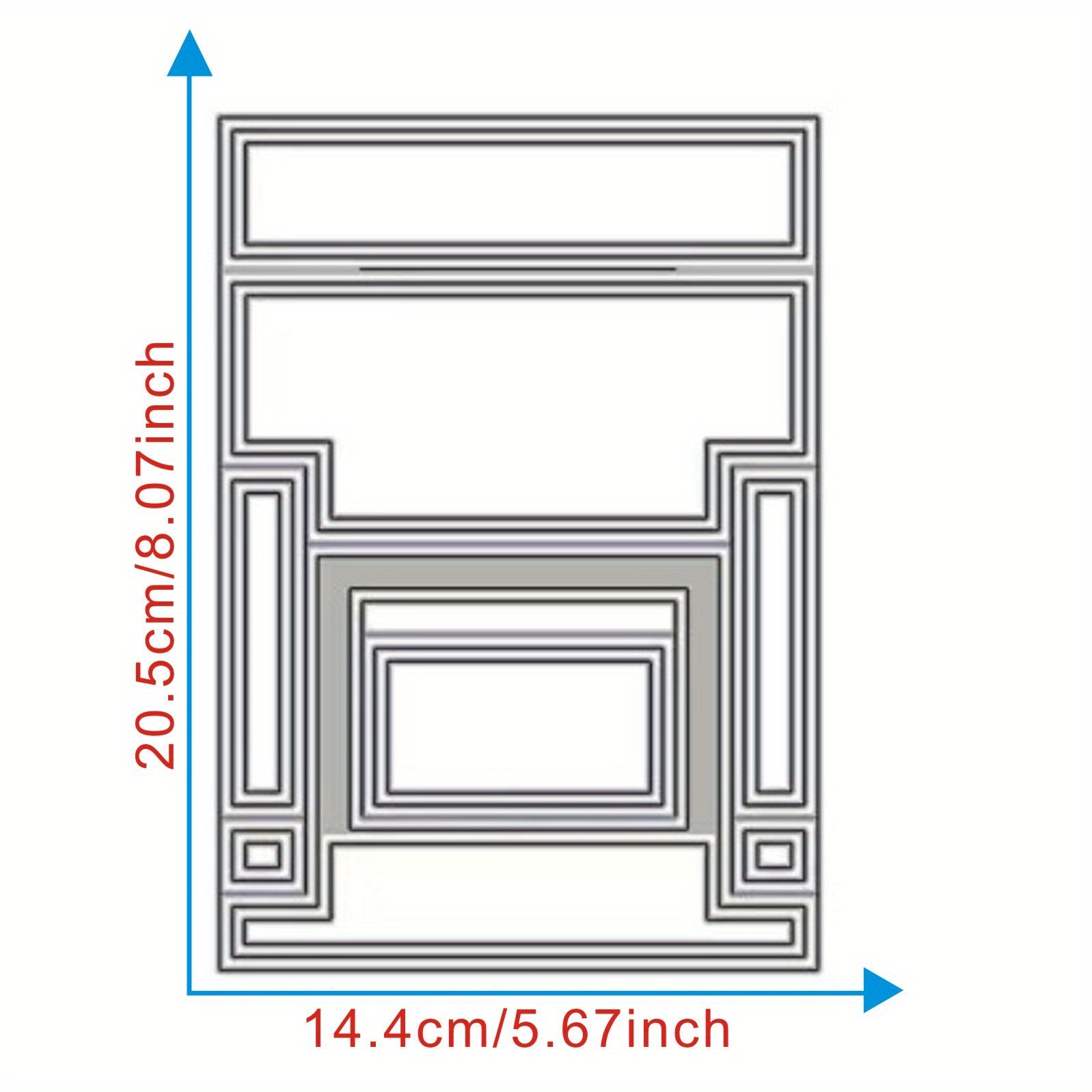 1pc Metal Cutting Mould Frame Templates for Card Making Scrapbooking DIY