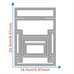 1pc Metal Cutting Mould Frame Templates for Card Making Scrapbooking DIY
