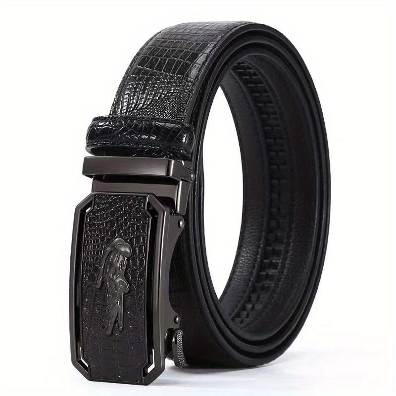 PP31013 Men's Automatic Buckle Leather Belt