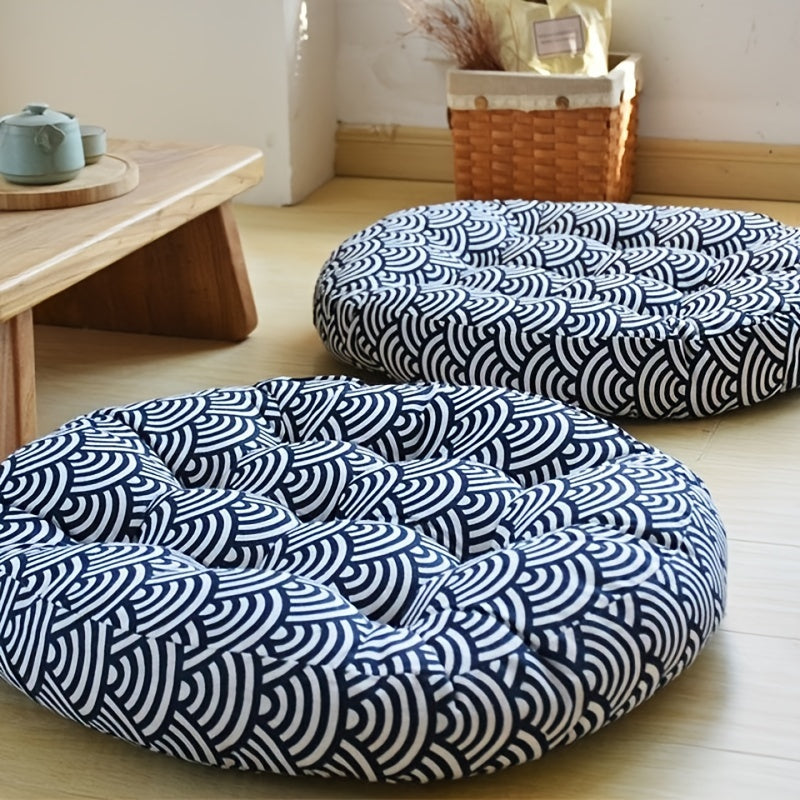 Cozy Round Cat Nest Mat, Thickened Fabric