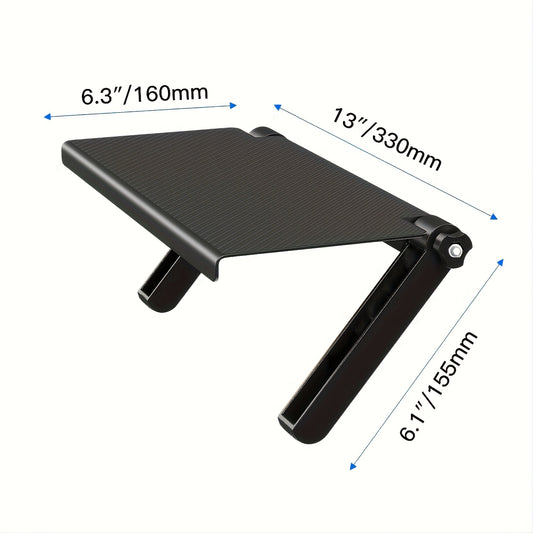 Adjustable TV Top Shelf Mount for Streaming Devices and Decor TV T