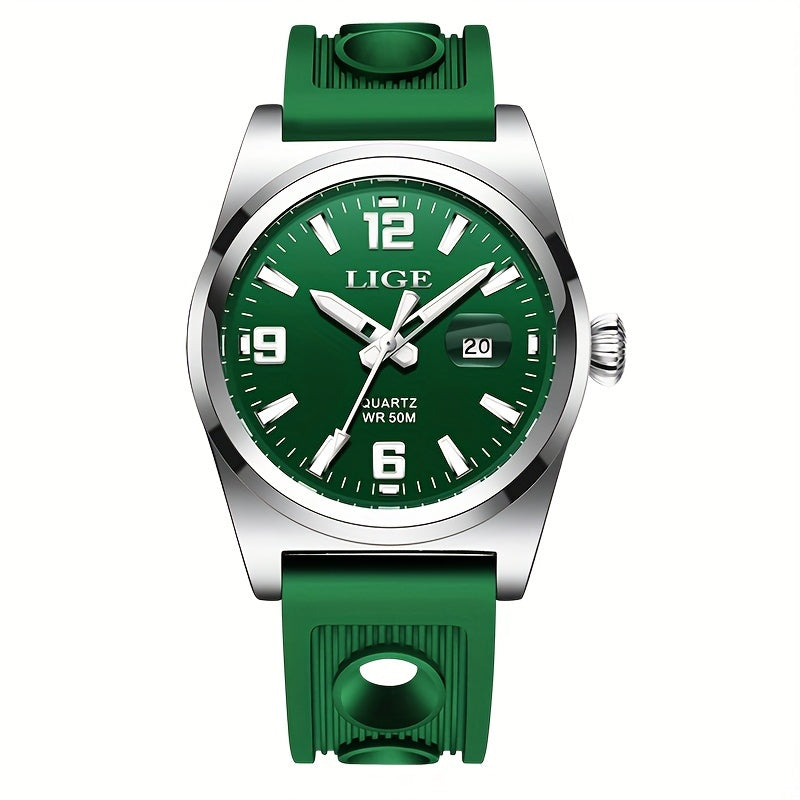 Women's Waterproof Luminous Date Wristwatch