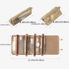 Toiletry Bag 4 In 1 Mesh Cosmetic Bag Portable Travel Bag Storage Bag