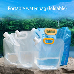 Portable Collapsible Water Bag 5L 10L Capacity Lightweight Durable