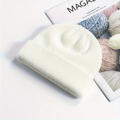 Outdoor Warm Knitted Beanie Hat for Autumn & Winter
