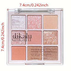 Pearly Matte Finish Eyeshadow Palette Warm & Cold Tone