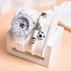 2pcs Boys' Quartz Sports Watch Mixed LED Luminous Display