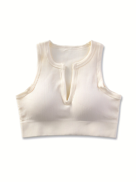 Ribbed Workout Set: Tank Top & Leggings for Women