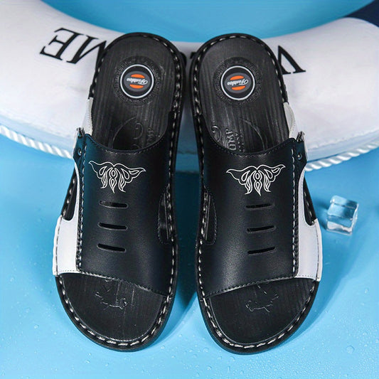 Men's Outdoor Slip On Slides Casual Slippers, Assorted Colors