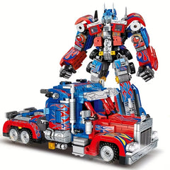 1000 pcs Transforming Robot and Car Building Blocks Set