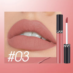 Matte Nude Lip Gloss Velvet Liquid Lipstick Long Lasting Makeup