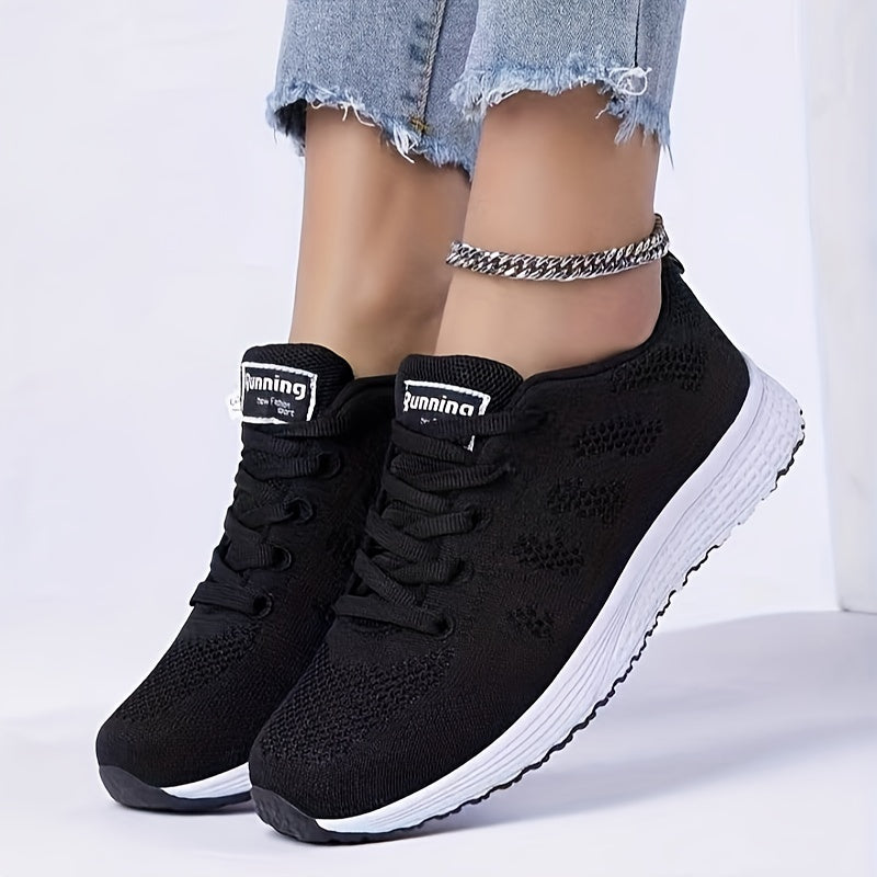 High Impact Weaving Sports Sneakers for Women