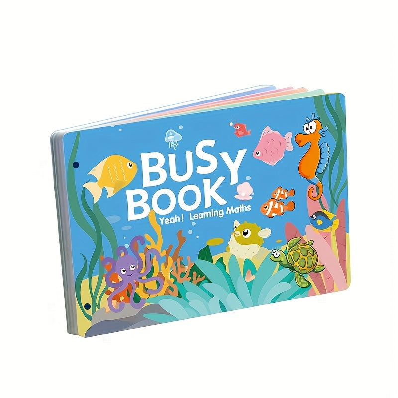 Interactive Quiet Book Sensory Learning Activity Toy Durable Material