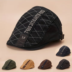 Washed Denim Curved Brim Baseball Cap