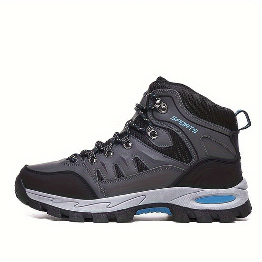 Men's High Top Hiking Boots Durable Lace Up Shoes