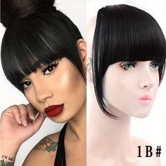 Synthetic Bangs Hair Clip In Extensions Natural Fringe Bangs Clip In Front