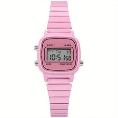 Pink Electronic Children's Watch with Alarm