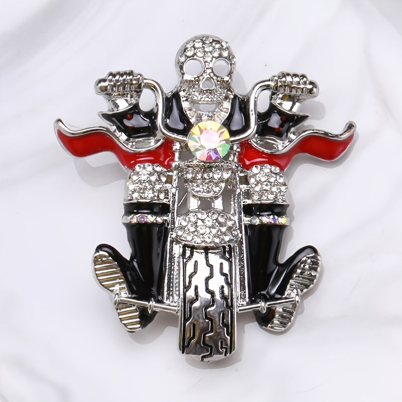 Men's Funny Motorcycle Pattern Pin