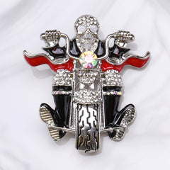 Men's Funny Motorcycle Pattern Pin