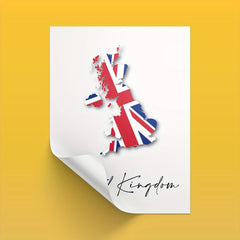 World Map & Flag Stickers Set - Kids Room Wall Decor