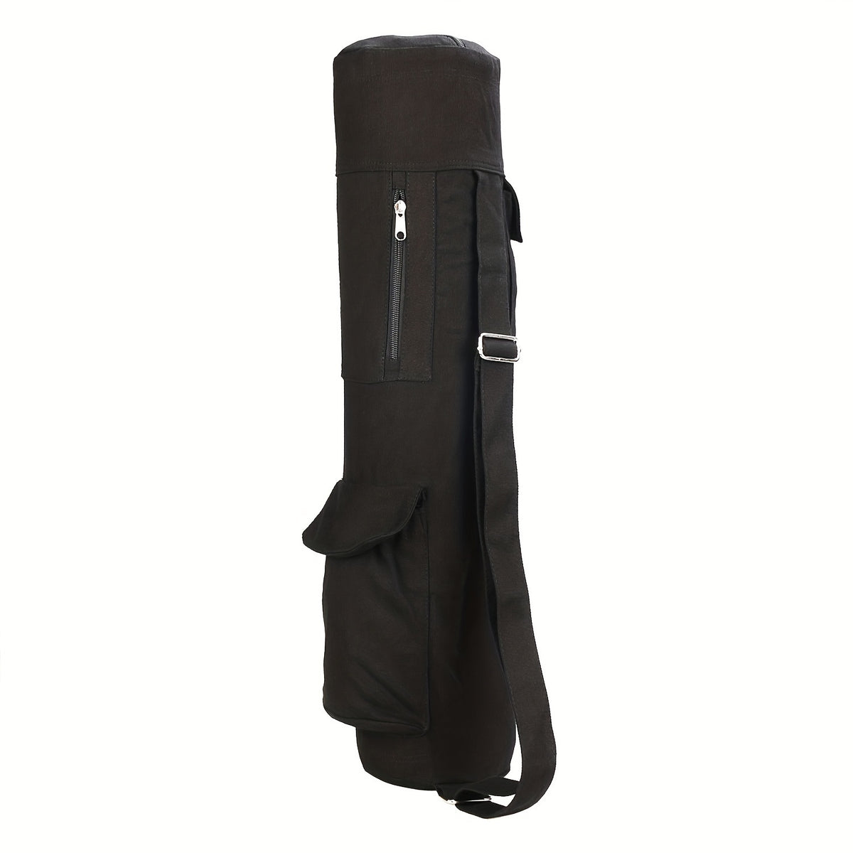 Yoga Mat Canvas Bag with Water Bottle Pocket