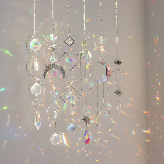 Crystal Suncatcher Hanging Garden Light Catcher Window Chandelier Pendant